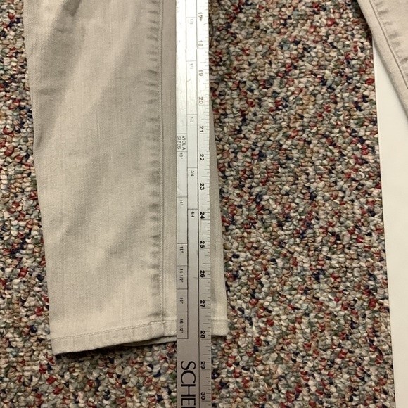 Eileen Fisher Medium Gray Denim Mid-Rise Slim Straight Leg Jeans Size 4 - Picture 8 of 8